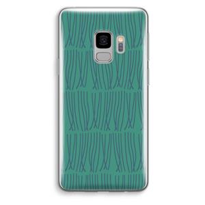 CaseCompany Swirls: Samsung Galaxy S9 Transparant Hoesje