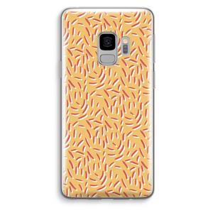 CaseCompany Camouflage: Samsung Galaxy S9 Transparant Hoesje