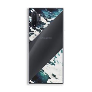 CaseCompany Golven: Samsung Galaxy Note 10 Plus Transparant Hoesje