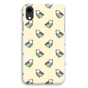CaseCompany Vogeltjes: iPhone XR Volledig Geprint Hoesje