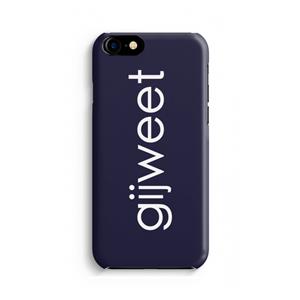 CaseCompany Gijweet: Volledig geprint iPhone SE 2020 Hoesje