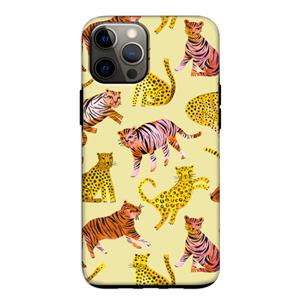 CaseCompany Cute Tigers and Leopards: iPhone 12 Tough Case