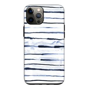 CaseCompany Ink Stripes: iPhone 12 Tough Case