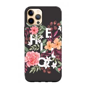 CaseCompany Hello in flowers: iPhone 12 Pro Max Tough Case