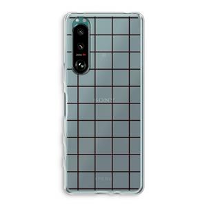 CaseCompany Rooster: Sony Xperia 5 III Transparant Hoesje