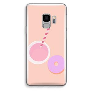 CaseCompany Donut: Samsung Galaxy S9 Transparant Hoesje