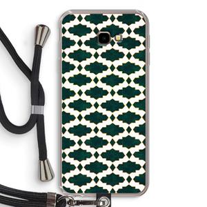 CaseCompany Moroccan tiles: Samsung Galaxy J4 Plus Transparant Hoesje met koord