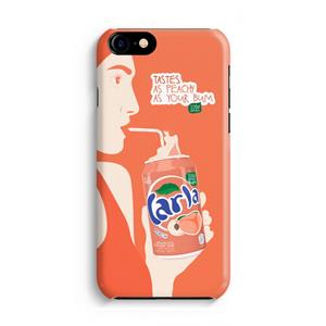 CaseCompany Peach please!: iPhone 8 Volledig Geprint Hoesje