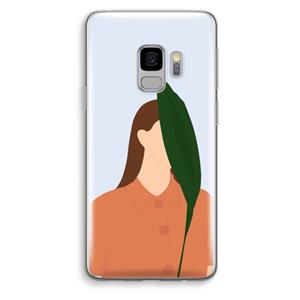 CaseCompany Leaf: Samsung Galaxy S9 Transparant Hoesje