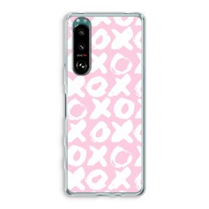 CaseCompany XOXO: Sony Xperia 5 III Transparant Hoesje