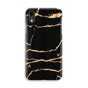 CaseCompany Gouden marmer: iPhone XR Volledig Geprint Hoesje