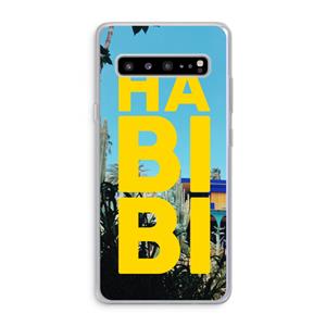 CaseCompany Habibi Majorelle : Samsung Galaxy S10 5G Transparant Hoesje