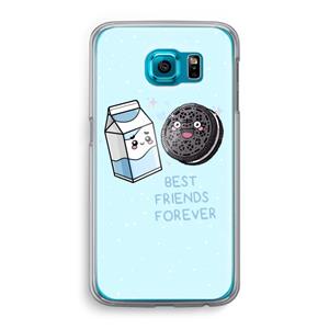 CaseCompany Best Friend Forever: Samsung Galaxy S6 Transparant Hoesje