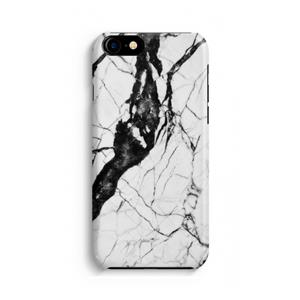 CaseCompany Witte marmer 2: Volledig geprint iPhone SE 2020 Hoesje