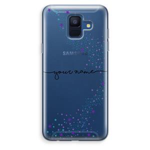 CaseCompany Sterren: Samsung Galaxy A6 (2018) Transparant Hoesje