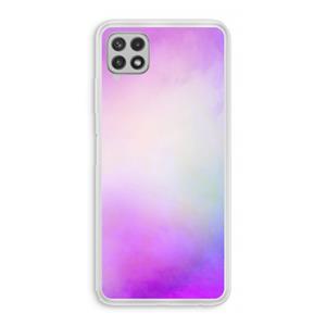 CaseCompany Clouds pastel: Samsung Galaxy A22 4G Transparant Hoesje