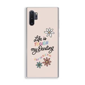 CaseCompany Tough Life: Samsung Galaxy Note 10 Plus Transparant Hoesje