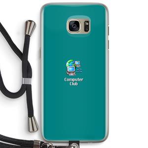 CaseCompany Win98: Samsung Galaxy S7 Edge Transparant Hoesje met koord