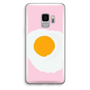 CaseCompany Sunny side up: Samsung Galaxy S9 Transparant Hoesje