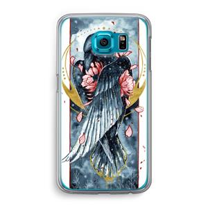 CaseCompany Golden Raven: Samsung Galaxy S6 Transparant Hoesje