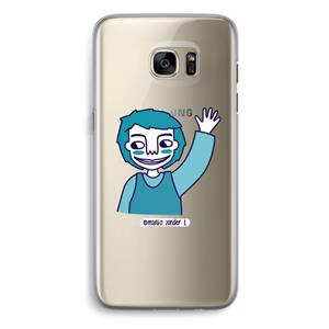 CaseCompany Zwaai: Samsung Galaxy S7 Edge Transparant Hoesje