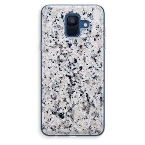 CaseCompany Gespikkelde marmer: Samsung Galaxy A6 (2018) Transparant Hoesje