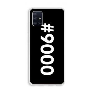 CaseCompany 9000: Galaxy A51 4G Transparant Hoesje