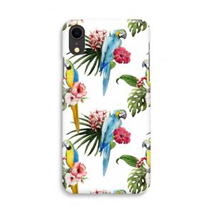 CaseCompany Kleurrijke papegaaien: iPhone XR Volledig Geprint Hoesje