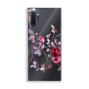 CaseCompany Mooie bloemen: Samsung Galaxy Note 10 Plus Transparant Hoesje