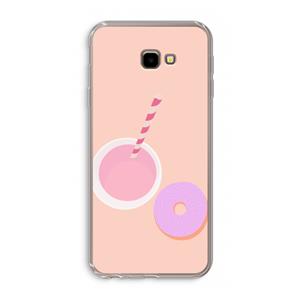 CaseCompany Donut: Samsung Galaxy J4 Plus Transparant Hoesje