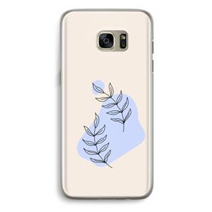 CaseCompany Leaf me if you can: Samsung Galaxy S7 Edge Transparant Hoesje