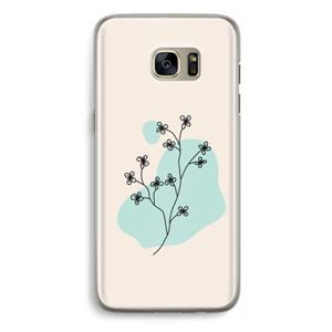 CaseCompany Love your petals: Samsung Galaxy S7 Edge Transparant Hoesje