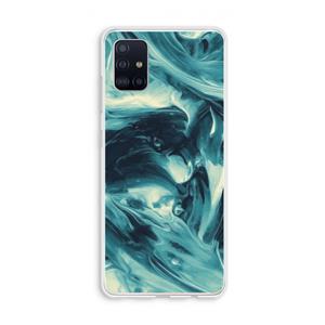 CaseCompany Dreaming About Whales: Galaxy A51 4G Transparant Hoesje