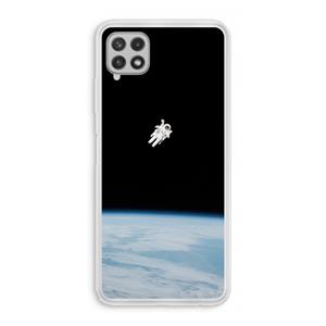 CaseCompany Alone in Space: Samsung Galaxy A22 4G Transparant Hoesje