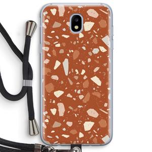 CaseCompany Terrazzo N°22: Samsung Galaxy J5 (2017) Transparant Hoesje met koord