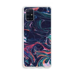 CaseCompany Light Years Beyond: Galaxy A51 4G Transparant Hoesje