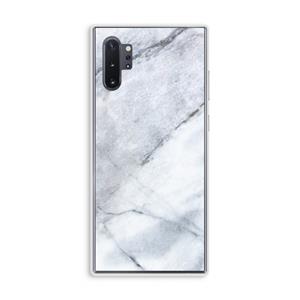 CaseCompany Witte marmer: Samsung Galaxy Note 10 Plus Transparant Hoesje