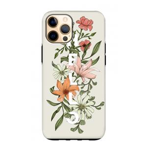 CaseCompany Hello bloemen: iPhone 12 Pro Max Tough Case