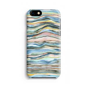 CaseCompany Watercolor Agate: Volledig geprint iPhone SE 2020 Hoesje
