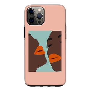 CaseCompany Orange lips: iPhone 12 Tough Case