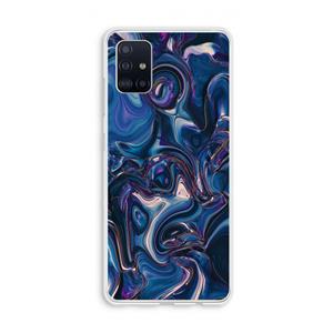 CaseCompany Mirrored Mirage: Galaxy A51 4G Transparant Hoesje