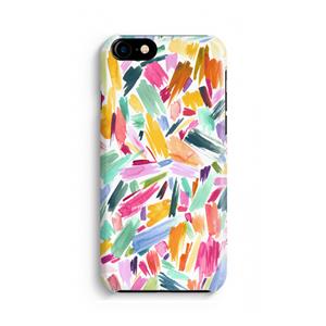 CaseCompany Watercolor Brushstrokes: Volledig geprint iPhone SE 2020 Hoesje