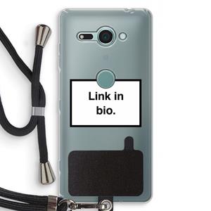 CaseCompany Link in bio: Sony Xperia XZ2 Compact Transparant Hoesje met koord