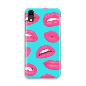CaseCompany Bite my lip: iPhone XR Volledig Geprint Hoesje