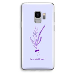 CaseCompany Be a wildflower: Samsung Galaxy S9 Transparant Hoesje