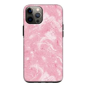 CaseCompany Abstract Painting Pink: iPhone 12 Tough Case