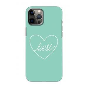 CaseCompany Best heart pastel: Volledig geprint iPhone 12 Hoesje