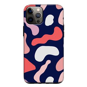 CaseCompany Memphis Shapes Pink: iPhone 12 Tough Case