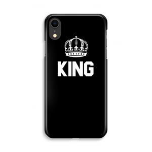 CaseCompany King zwart: iPhone XR Volledig Geprint Hoesje