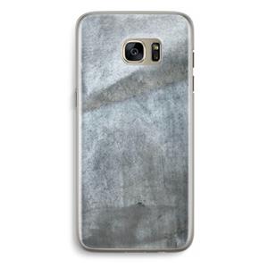 CaseCompany Grey Stone: Samsung Galaxy S7 Edge Transparant Hoesje
